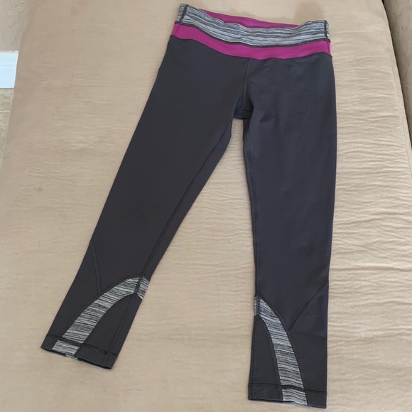 lululemon athletica Pants - Lululemon Run Inspire Crop Leggings